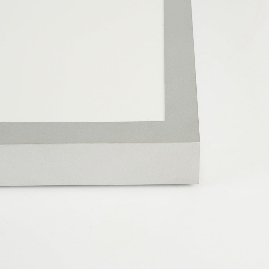 Brilagi - LED Stmívatelné koupelnové stropní svítidlo FRAME SMART LED/50W/230V 120x30 cm 3000-6000K IP44 stříbrná + dálkové ovládání