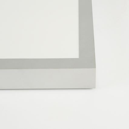 Brilagi - LED Stmívatelné koupelnové stropní svítidlo FRAME SMART LED/50W/230V 120x30 cm 3000-6000K IP44 stříbrná + dálkové ovládání