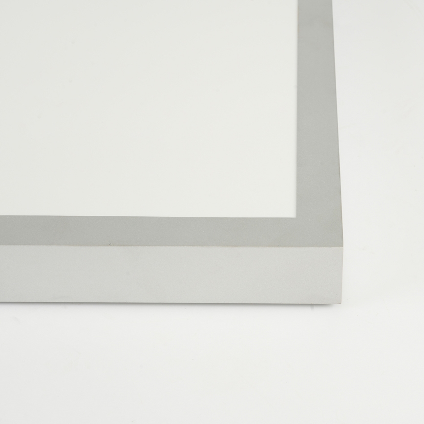 Brilagi - LED Stmívatelné koupelnové stropní svítidlo FRAME SMART LED/50W/230V 60x60 cm 3000-6000K IP44 stříbrná + dálkové ovládání
