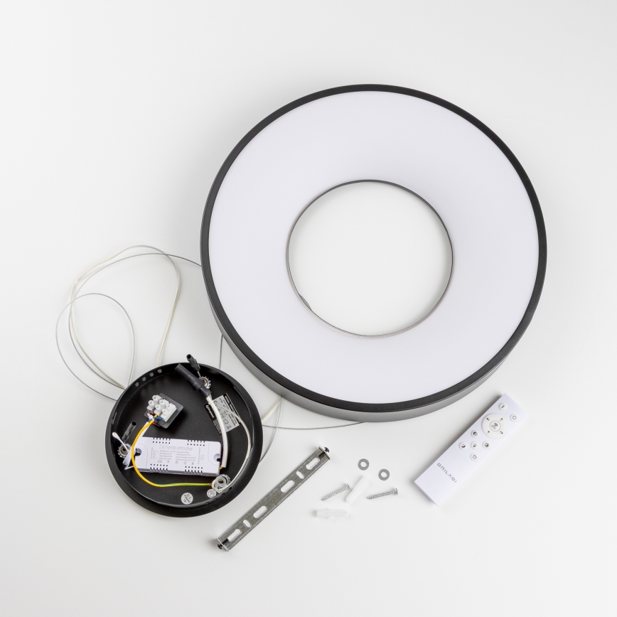 Brilagi - LED Stmívatelný lustr na lanku FALCON II LED/67W/230V 3000-6500K pr. 40 cm černá + dálkové ovládání