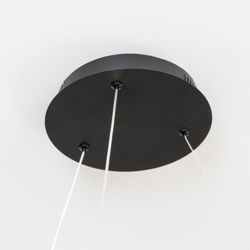 Brilagi - LED Stmívatelný lustr na lanku FALCON II LED/99W/230V 3000-6500K pr. 60 cm černá + dálkové ovládání