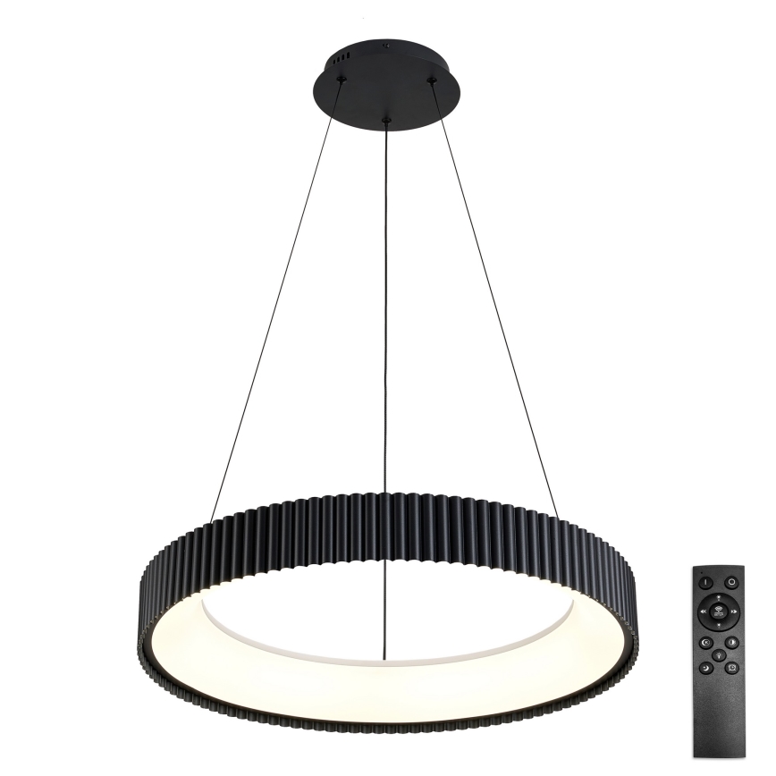 Brilagi - LED Stmívatelný lustr na lanku FALCON MODERN LED/54W/230V 3000-6500K pr. 60 cm černá + dálkové ovládání