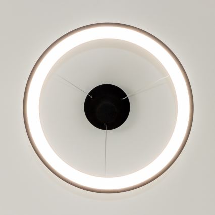 Brilagi - LED Stmívatelný lustr na lanku FALCON SLIM LED/42W/230V 3000-6500K pr. 50 cm černá + dálkové ovládání