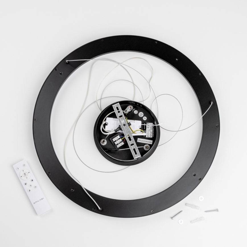 Brilagi - LED Stmívatelný lustr na lanku FALCON SLIM LED/42W/230V 3000-6500K pr. 50 cm černá + dálkové ovládání