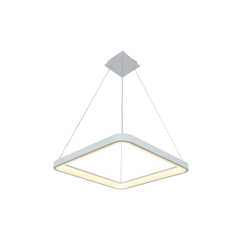 Brilagi - LED Stmívatelný lustr na lanku FALCON SLIM LED/50W/230V 3000-6500K 50x50 cm bílá + dálkové ovládání