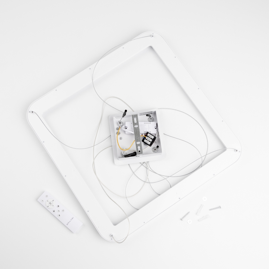 Brilagi - LED Stmívatelný lustr na lanku FALCON SLIM LED/50W/230V 3000-6500K 50x50 cm bílá + dálkové ovládání