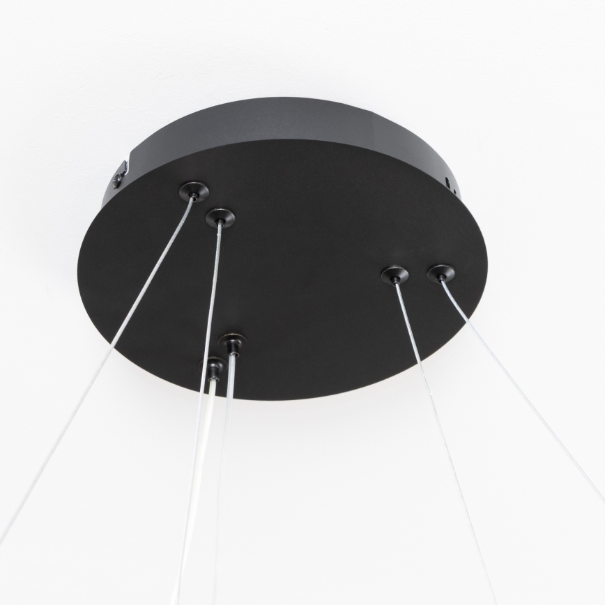 Brilagi - LED Stmívatelný lustr na lanku FALCON SLIM LED/68W/230V 3000-6500K pr. 50 cm černá + dálkové ovládání