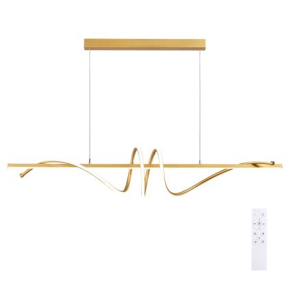 BRILAGI - LED Stmívatelný lustr na lanku SIGNATURE LED/50W/230V 3000-6000K 120 cm zlatá + dálkové ovládání