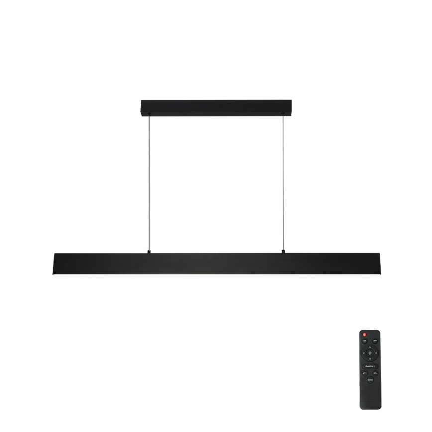 Brilagi - LED Stmívatelný lustr na lanku SLIMLINE LED/40W/230V 3000-6000K černá + dálkové ovládání