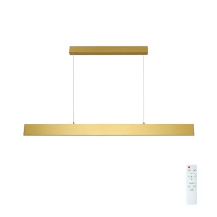 Brilagi - LED Stmívatelný lustr na lanku SLIMLINE LED/40W/230V 3000-6000K zlatá + dálkové ovládání