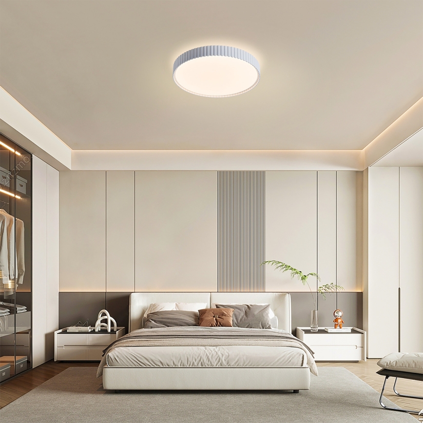 Brilagi - LED Stmívatelné stropní svítidlo CORVO LED/54W/230V 3000-6000K bílá pr. 40 cm + dálkové ovládání