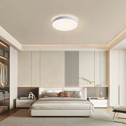 Brilagi - LED Stmívatelné stropní svítidlo CORVO LED/72W/230V 3000-6000K bílá pr. 50 cm + dálkové ovládání