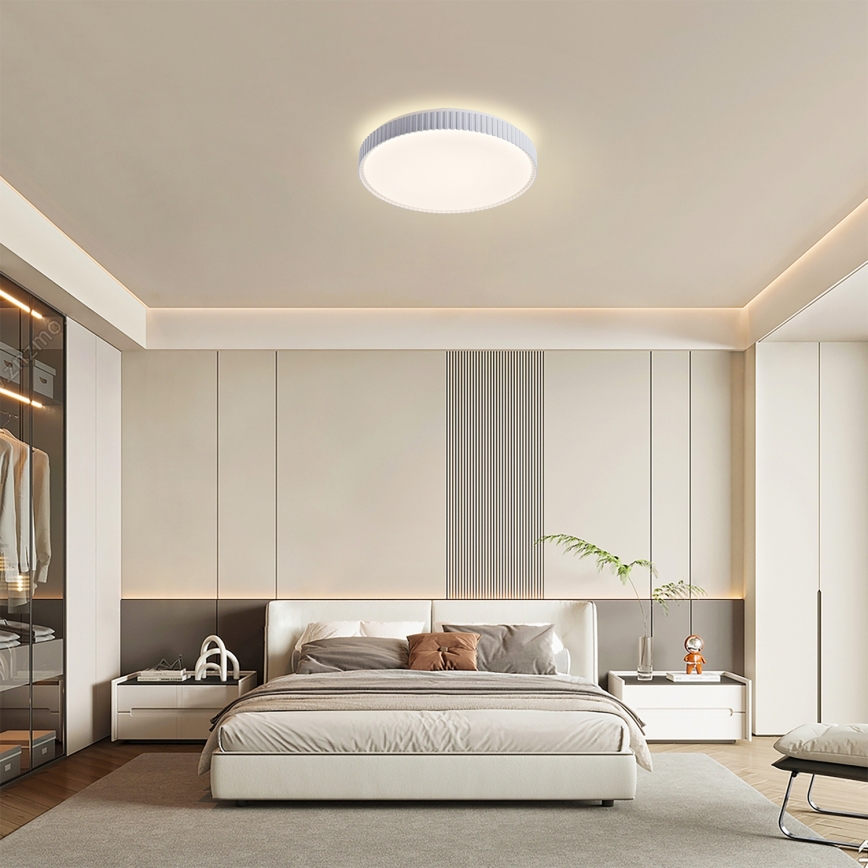 Brilagi - LED Stmívatelné stropní svítidlo CORVO LED/72W/230V 3000-6000K bílá pr. 50 cm + dálkové ovládání