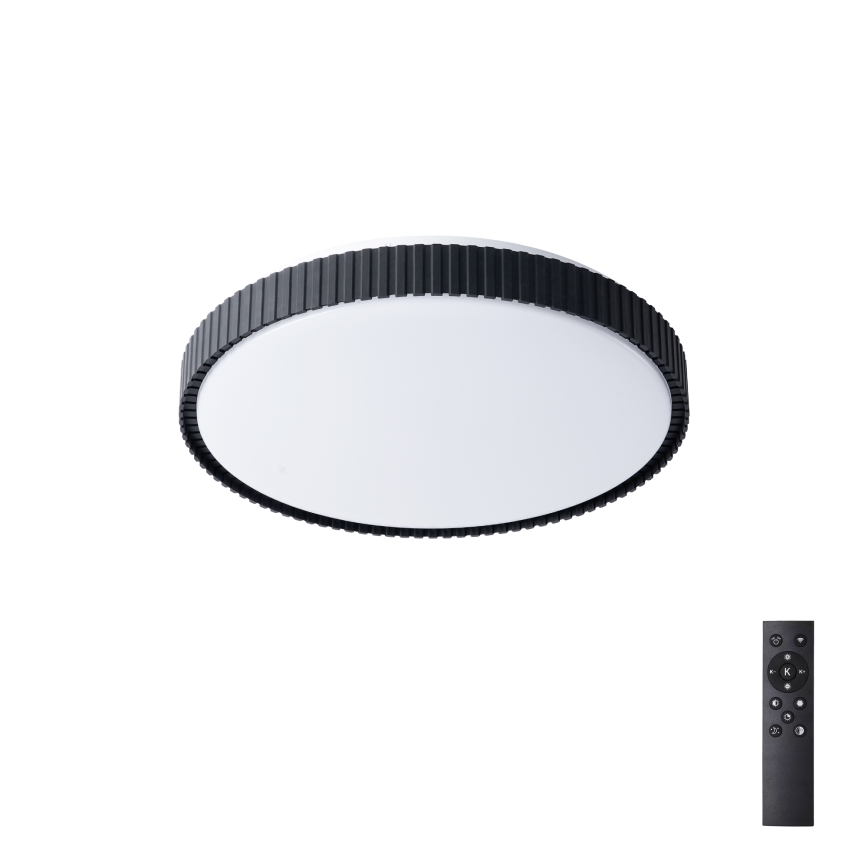 Brilagi - LED Stmívatelné stropní svítidlo CORVO LED/72W/230V 3000-6000K černá pr. 50 cm + dálkové ovládání