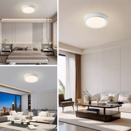 Brilagi - LED Stmívatelné stropní svítidlo KREON LED/54W/230V 3000-6000K bílá pr. 38 cm + dálkové ovládání