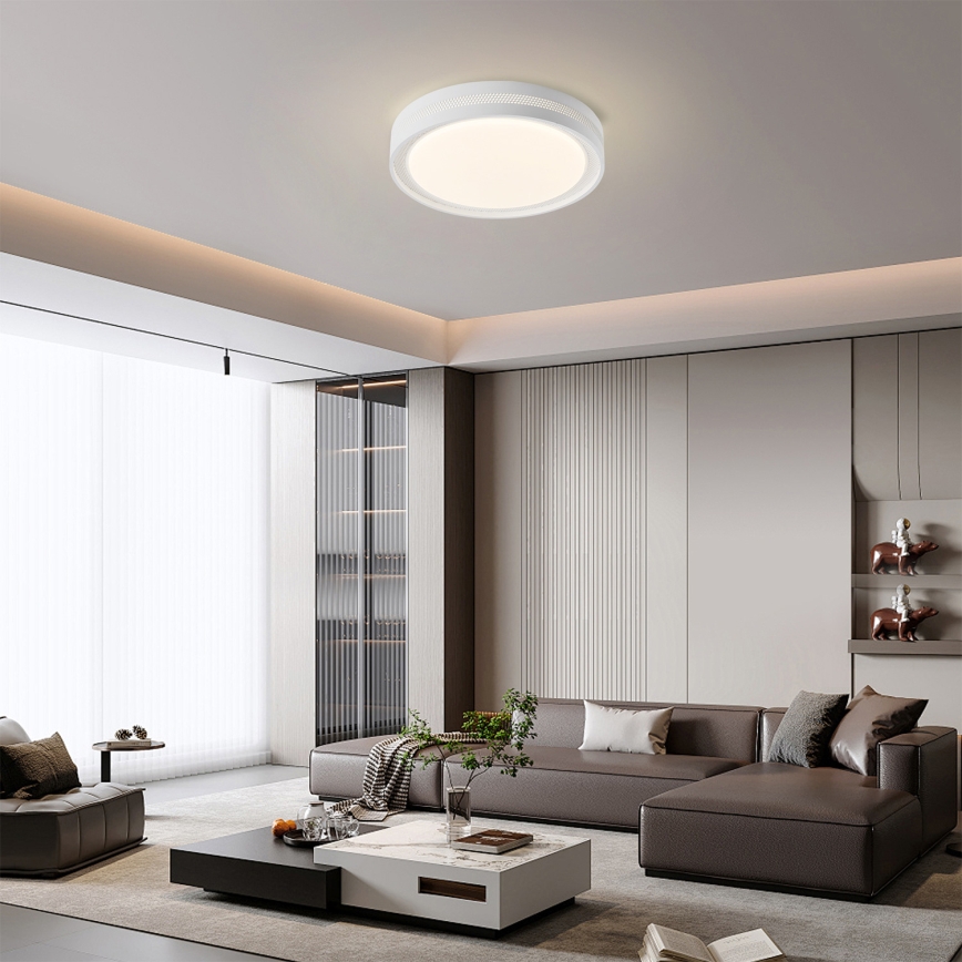 Brilagi - LED Stmívatelné stropní svítidlo KREON LED/54W/230V 3000-6000K bílá pr. 38 cm + dálkové ovládání