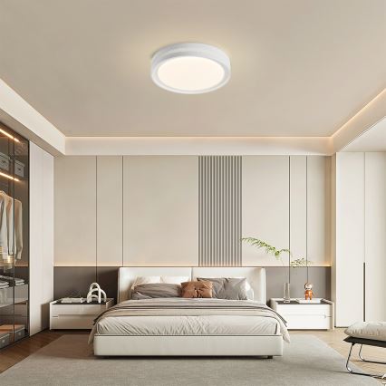 Brilagi - LED Stmívatelné stropní svítidlo KREON LED/54W/230V 3000-6000K bílá pr. 38 cm + dálkové ovládání