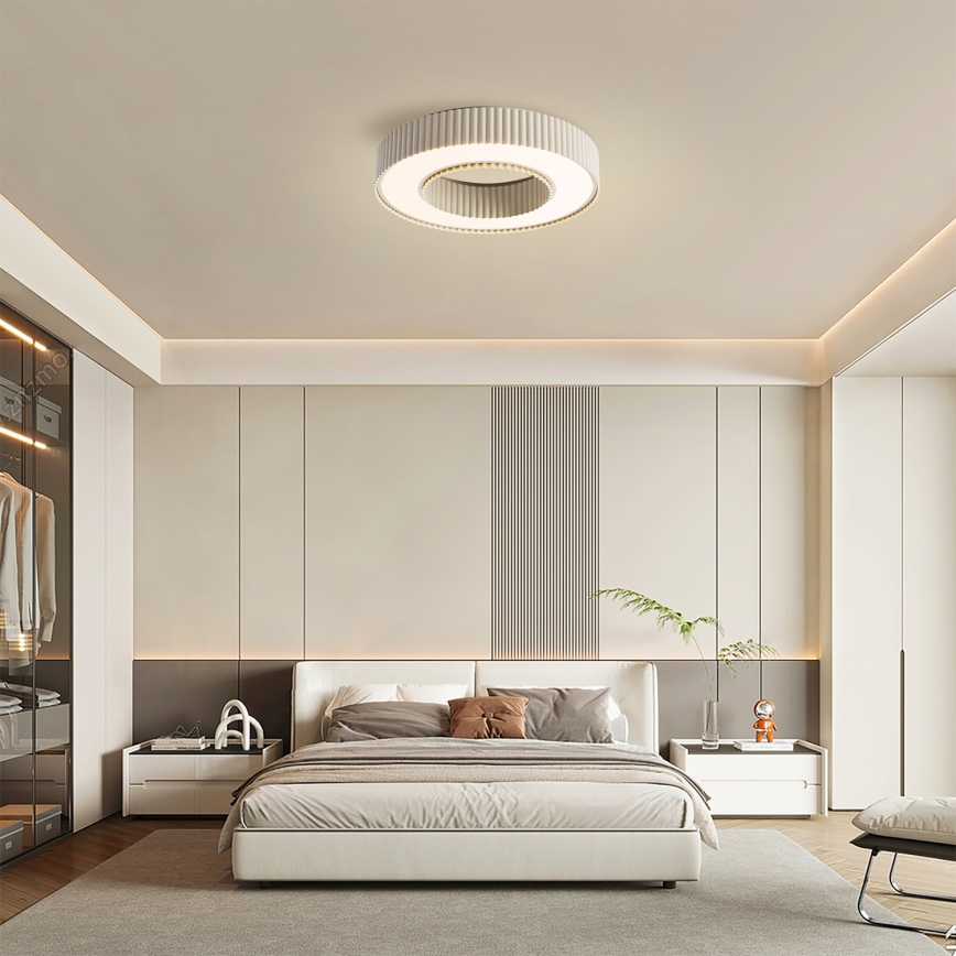 Brilagi - LED Stmívatelné stropní svítidlo LUMIX LED/48W/230V 3000-6000K béžová pr. 50 cm + dálkové ovládání
