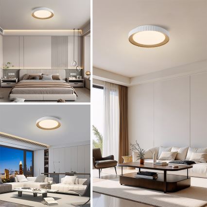 Brilagi - LED Stmívatelné stropní svítidlo NEXO LED/48W/230V 3000-6000K bílá pr. 43 cm + dálkové ovládání