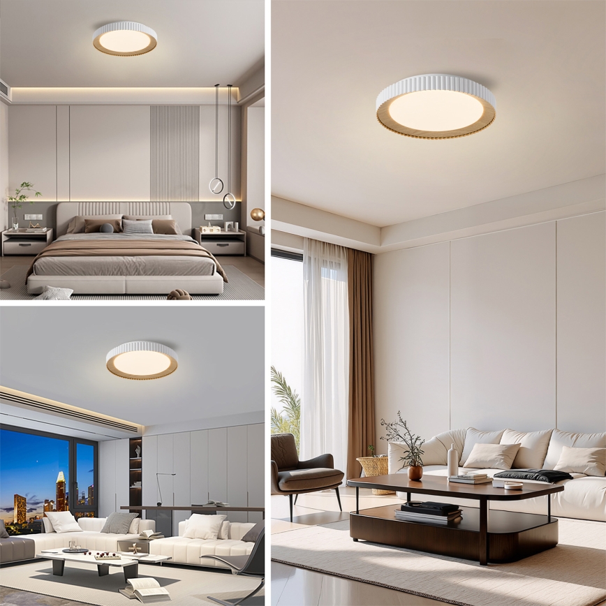Brilagi - LED Stmívatelné stropní svítidlo NEXO LED/48W/230V 3000-6000K bílá pr. 43 cm + dálkové ovládání
