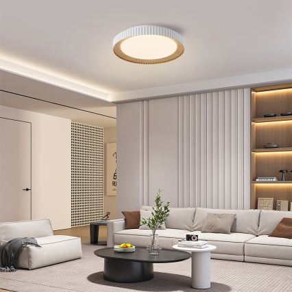 Brilagi - LED Stmívatelné stropní svítidlo NEXO LED/48W/230V 3000-6000K bílá pr. 43 cm + dálkové ovládání