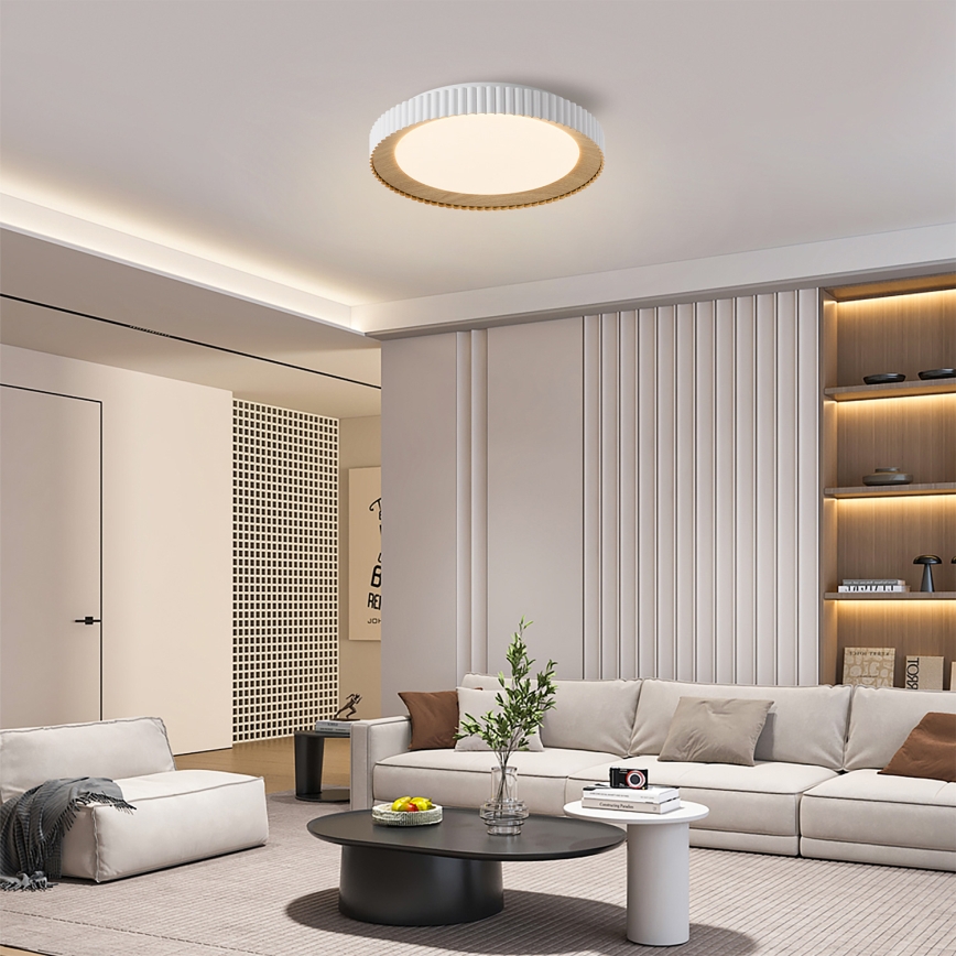 Brilagi - LED Stmívatelné stropní svítidlo NEXO LED/48W/230V 3000-6000K bílá pr. 43 cm + dálkové ovládání
