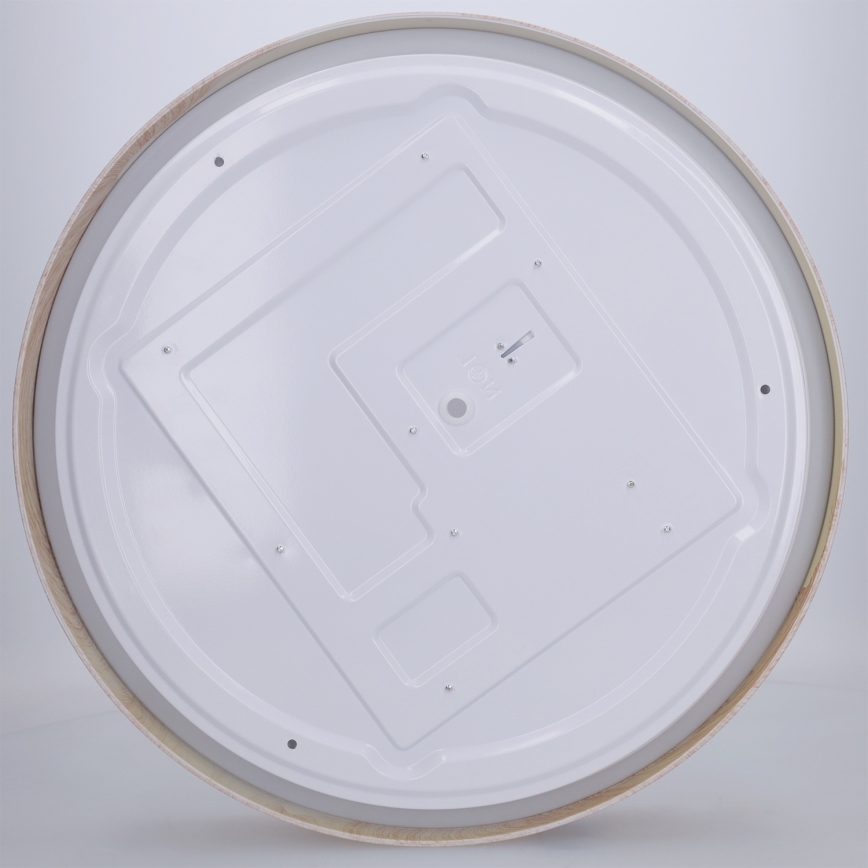 Brilagi - LED Stmívatelné stropní svítidlo COCI LED/48W/230V 3000-6500K pr. 39 cm dekor dřeva/černá + dálkové ovládání
