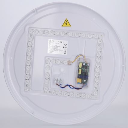 Brilagi - LED Stmívatelné stropní svítidlo COCI LED/48W/230V 3000-6500K pr. 39 cm dekor dřeva/černá + dálkové ovládání