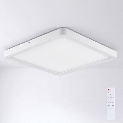 Brilagi - LED Stmívatelné stropní svítidlo ESTELA SQUARE LED/36W/230V 3000-6500K 31x31 cm bílá + dálkové ovládání