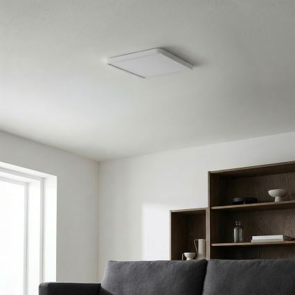 Brilagi - LED Stmívatelné stropní svítidlo ESTELA SQUARE LED/36W/230V 3000-6500K 31x31 cm bílá + dálkové ovládání