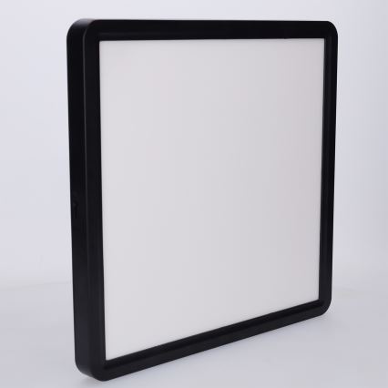 Brilagi - LED Stmívatelné stropní svítidlo ESTELA SQUARE LED/36W/230V 3000-6500K 31x31 cm černá + dálkové ovládání