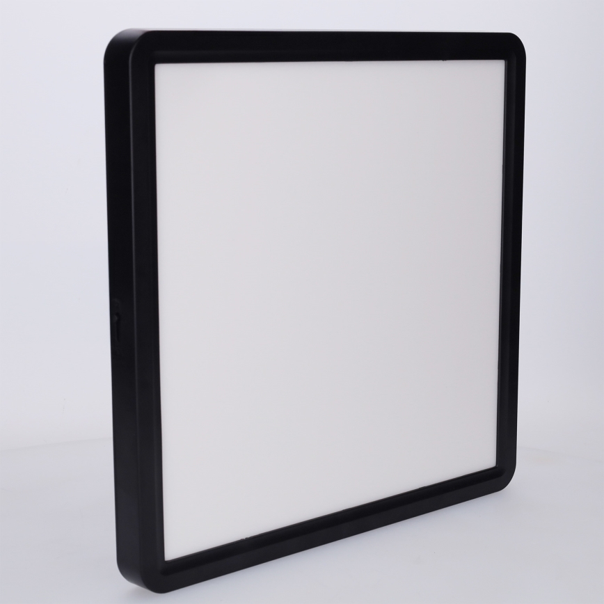 Brilagi - LED Stmívatelné stropní svítidlo ESTELA SQUARE LED/36W/230V 3000-6500K 31x31 cm černá + dálkové ovládání