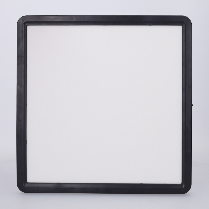 Brilagi - LED Stmívatelné stropní svítidlo ESTELA SQUARE LED/36W/230V 3000-6500K 31x31 cm černá + dálkové ovládání