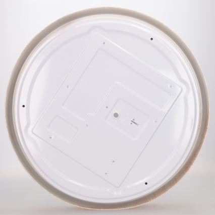 Brilagi - LED Stmívatelné stropní svítidlo FLOCO LED/48W/230V pr. 40 cm dekor dřeva/bílá + dálkové ovládání