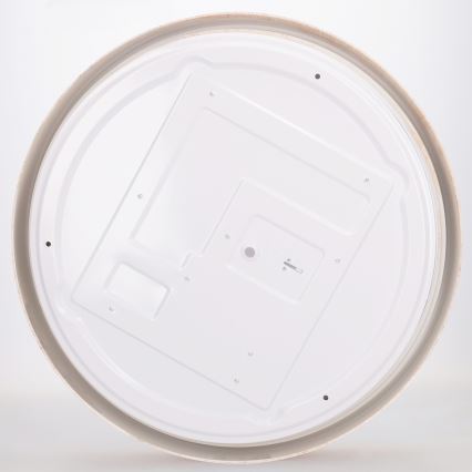 Brilagi - LED Stmívatelné stropní svítidlo FLOCO LED/48W/230V 3000-6500K pr. 40 cm dekor dřeva/černá + dálkové ovládání