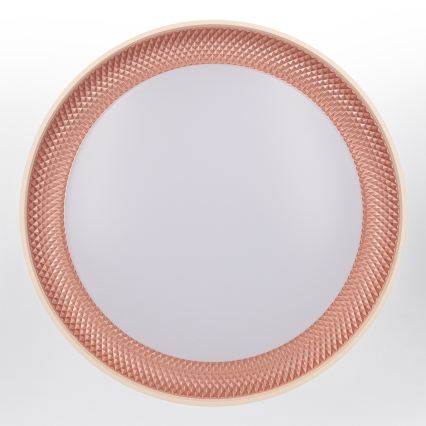 Brilagi - LED Stmívatelné stropní svítidlo WALDO LED/48W/230V 3000-6500K pr. 40 cm béžová/zlatá + dálkové ovládání