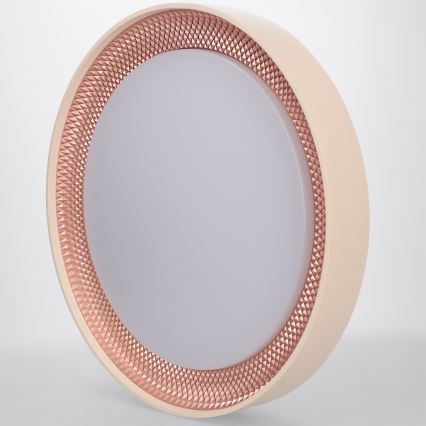 Brilagi - LED Stmívatelné stropní svítidlo WALDO LED/48W/230V 3000-6500K pr. 40 cm béžová/zlatá + dálkové ovládání