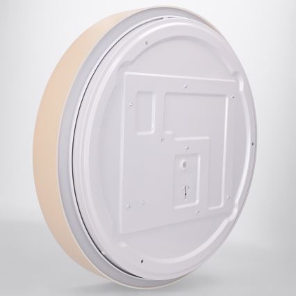 Brilagi - LED Stmívatelné stropní svítidlo WALDO LED/48W/230V 3000-6500K pr. 40 cm béžová/zlatá + dálkové ovládání