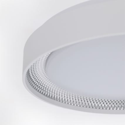 Brilagi - LED Stmívatelné stropní svítidlo WALDO LED/48W/230V 3000-6500K pr. 40 cm bílá/stříbrná + dálkové ovládání
