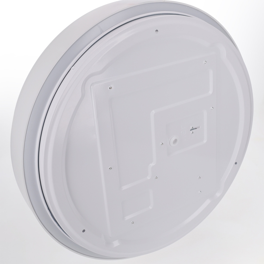 Brilagi - LED Stmívatelné stropní svítidlo WALDO LED/48W/230V 3000-6500K pr. 40 cm bílá/stříbrná + dálkové ovládání