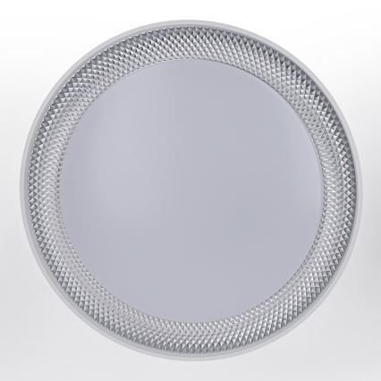 Brilagi - LED Stmívatelné stropní svítidlo WALDO LED/48W/230V 3000-6500K pr. 40 cm bílá/stříbrná + dálkové ovládání