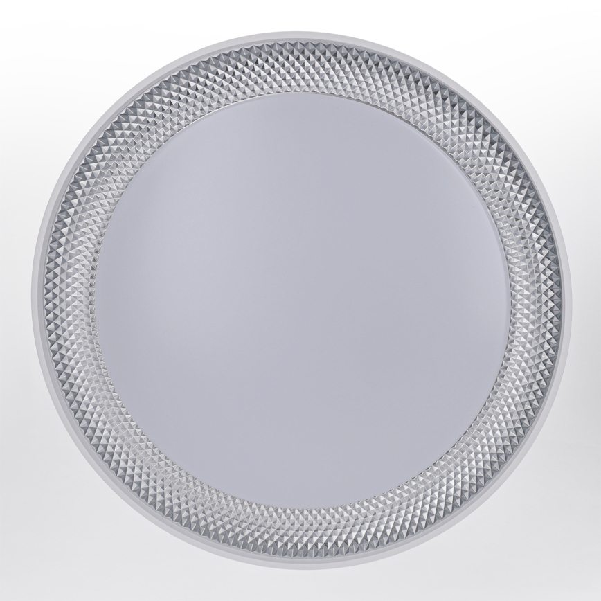 Brilagi - LED Stmívatelné stropní svítidlo WALDO LED/48W/230V 3000-6500K pr. 40 cm bílá/stříbrná + dálkové ovládání
