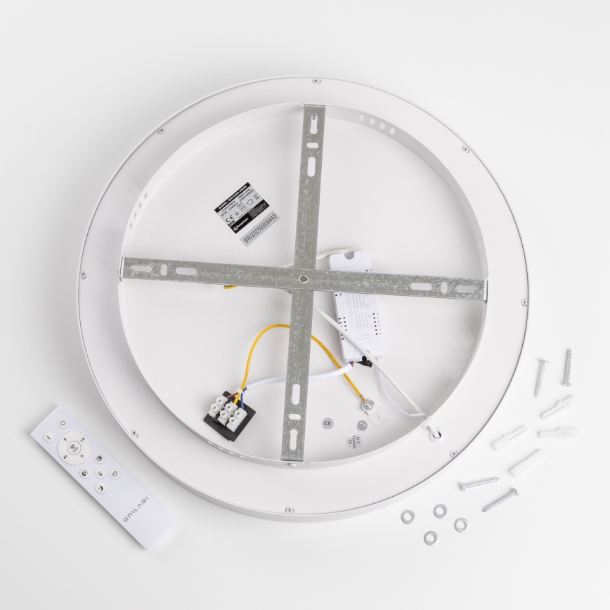 Brilagi - LED Stmívatelné stropní svítidlo FALCON II LED/67W/230V 3000-6500K pr. 40 cm bílá + dálkové ovládání