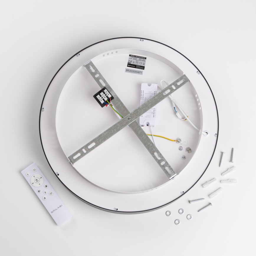 Brilagi - LED Stmívatelné stropní svítidlo FALCON II LED/67W/230V 3000-6500K pr. 40 cm černá + dálkové ovládání