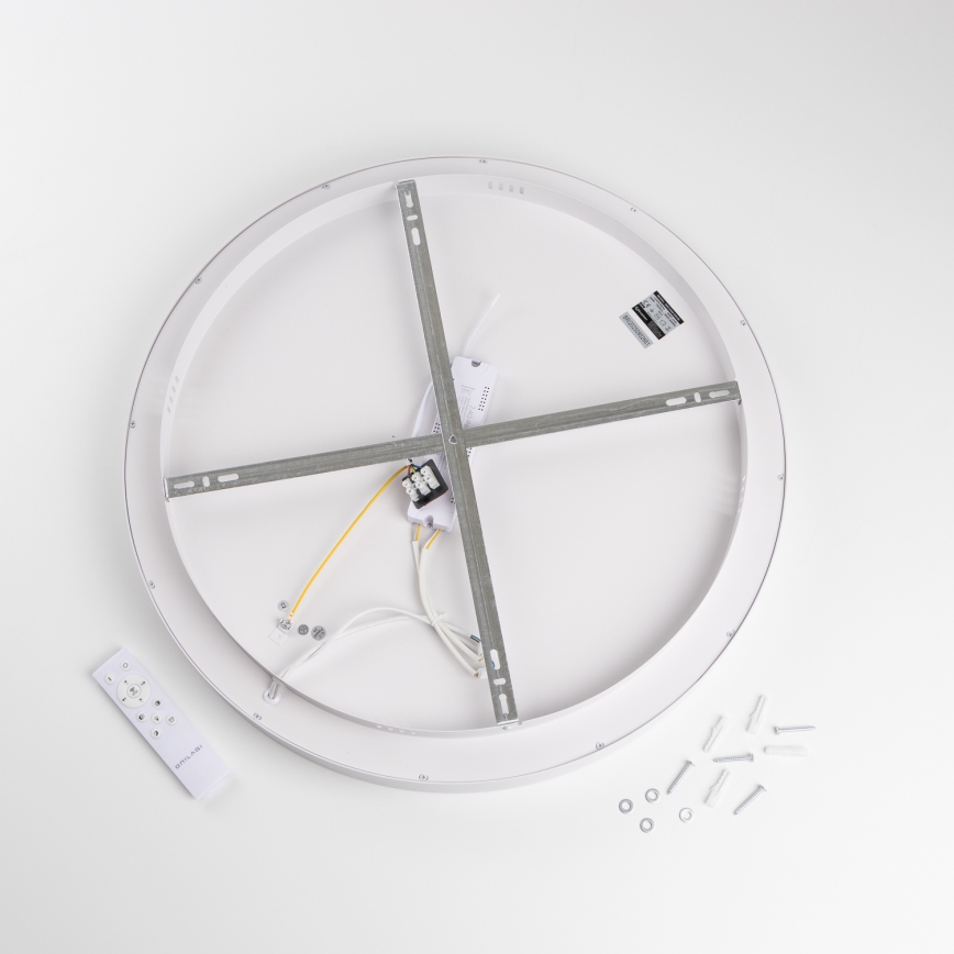 Brilagi - LED Stmívatelné stropní svítidlo FALCON II LED/99W/230V 3000-6500K pr. 60 cm bílá + dálkové ovládání