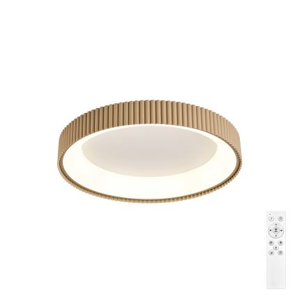Brilagi - LED Stmívatelné stropní svítidlo FALCON MODERN LED/30W/230V 3000-6500K pr. 40 cm béžová + dálkové ovládání