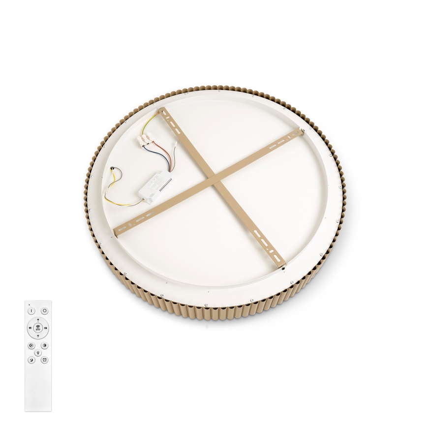 Brilagi - LED Stmívatelné stropní svítidlo FALCON MODERN LED/30W/230V 3000-6500K pr. 40 cm béžová + dálkové ovládání