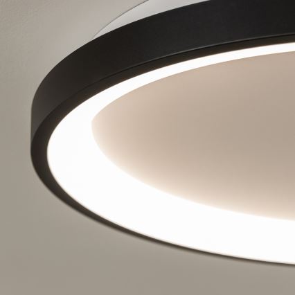 Brilagi - LED Stmívatelné stropní svítidlo FALCON SLIM LED/42W/230V 3000-6500K pr. 50 cm černá + dálkové ovládání