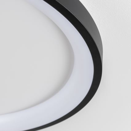 Brilagi - LED Stmívatelné stropní svítidlo FALCON SLIM LED/42W/230V 3000-6500K pr. 50 cm černá + dálkové ovládání