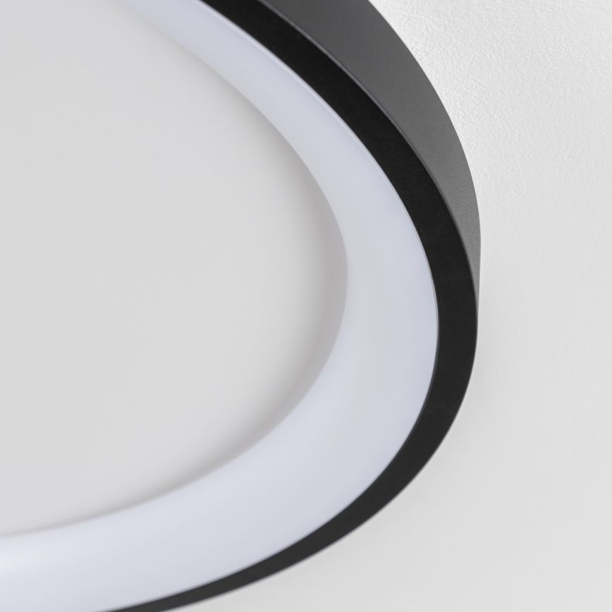 Brilagi - LED Stmívatelné stropní svítidlo FALCON SLIM LED/42W/230V 3000-6500K pr. 50 cm černá + dálkové ovládání